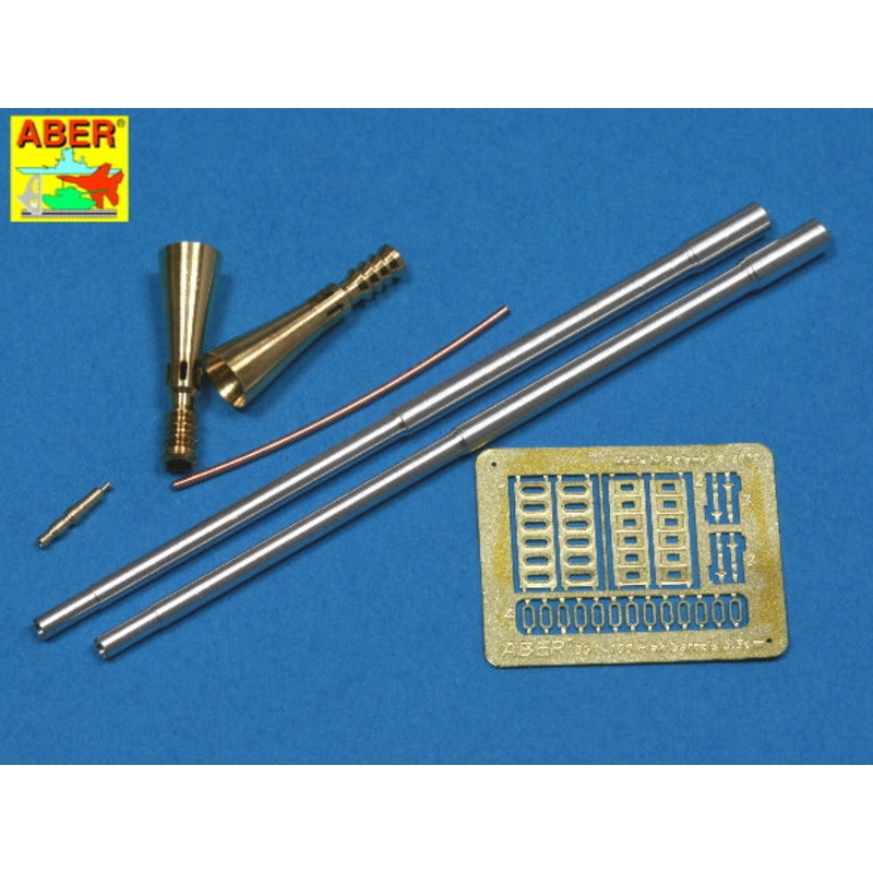 ABER 35L100 Set of 5,5cm Rheinmetall Geraet 58 Barrels for German E-50 Flakpanzer