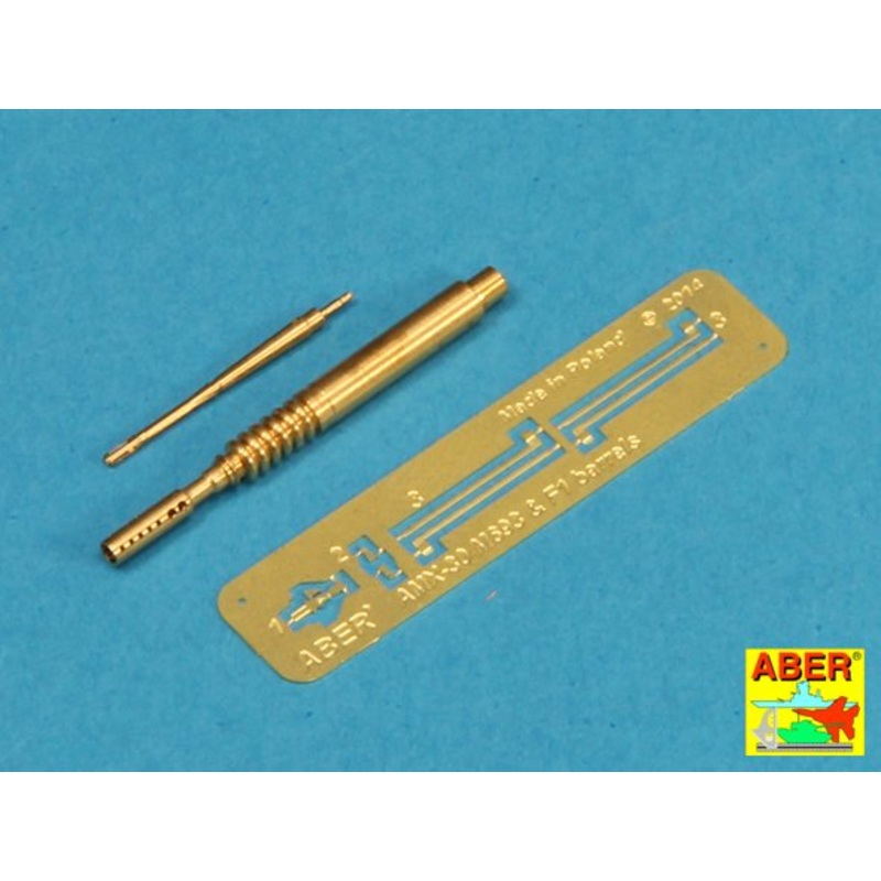 ABER 35L142 Barrel for 20mm M693 Autocannon & Barrel for F1 7,62 Machine Gun for AMX-30