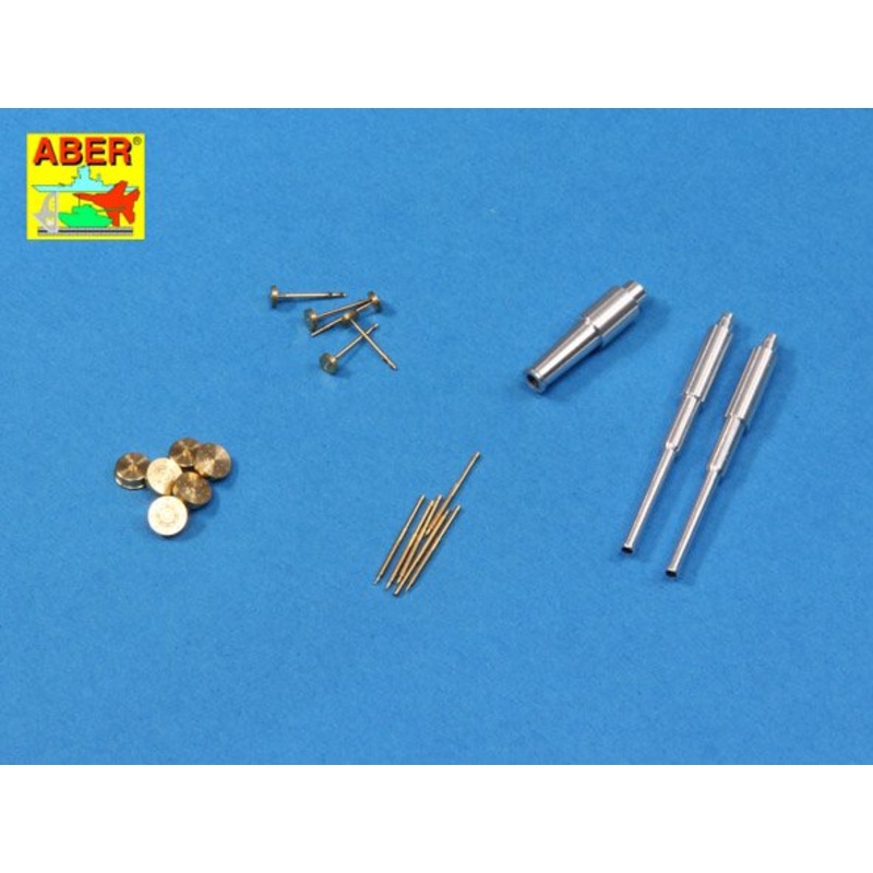 ABER 35L176 Set of barrels for Soviet tank T-35 1938/1939 - 1 x KT-28 (76,2 mm), 2 x 20 K (45 mm), 6 x Machine Gun DT (7,62 mm)