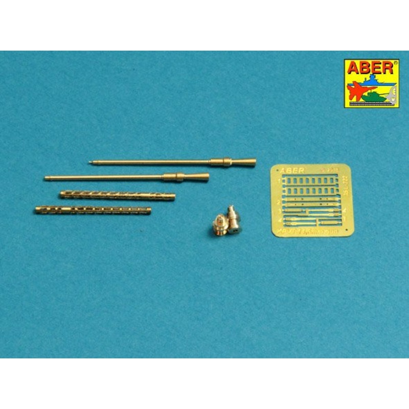 ABER 35L222 Set of 2 barrels for Russian 14,5 mm machine guns KPVT used on ZPU-2 or ZPU-4