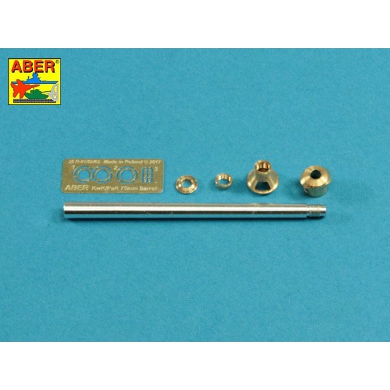ABER 35L237 75mm KwK40L/48 barrel with middle model muzzle brake for Germ.Pz.Kpfw.VI, Ausf.H