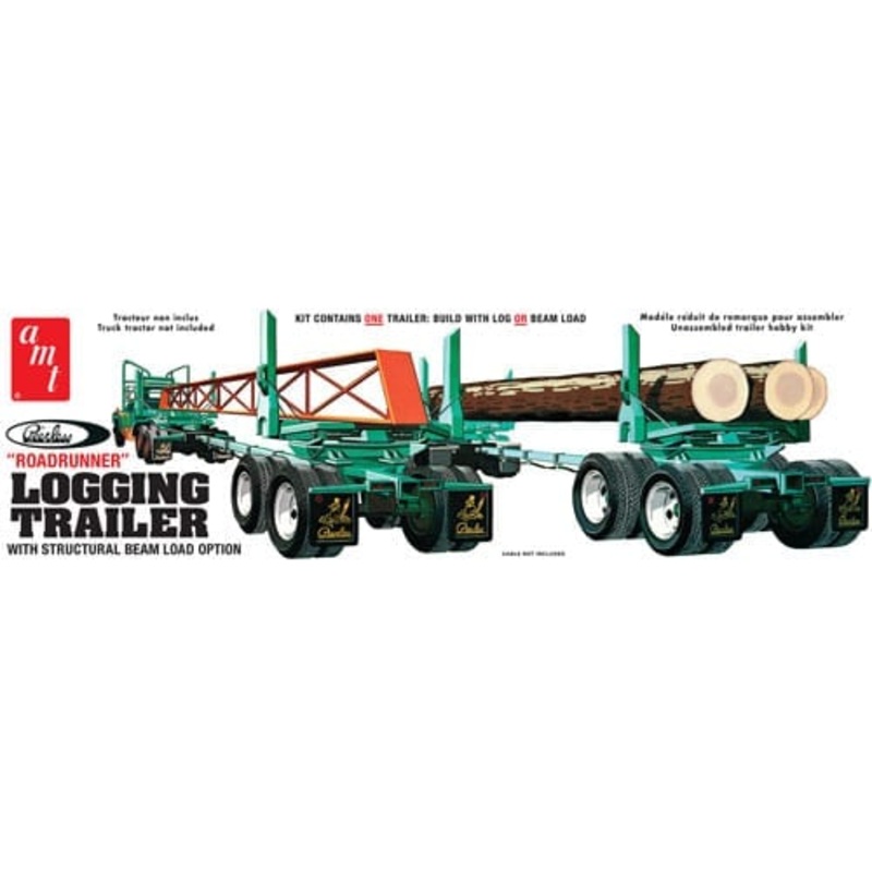 AMT 1103 1/25Roadrunner Logging Trailer