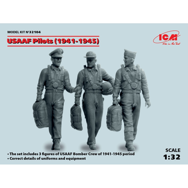 ICM 32104 1/32 USAAF Pilots (1941-1945)