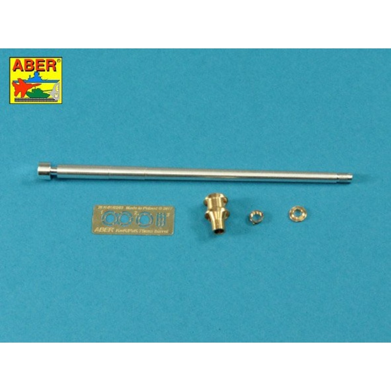 ABER 35L046N German 75 mm Barrel for Kwk 40 L/48 with early model muzzle brake for Pz.Kpfw. IV Ausf.G late - Ausf.H