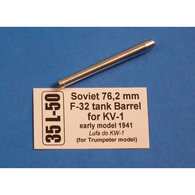 ABER 35L050 Soviet 76,2 mm F-32 tank barrel for KV-1 - early model