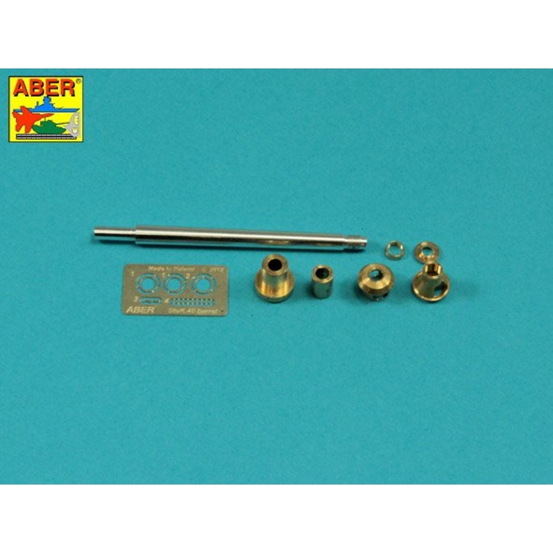 ABER 35L061N German StuK.40 L/48 7,5cm barrel with final muzzle brake for Stug.III, Ausf G final and Stug.IV late model