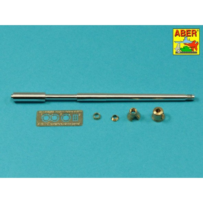 ABER 35L068N German 75mm barrel for KwK40L/43 with early model muzzle brake for Pz.Kpfw. VI, Ausf.G