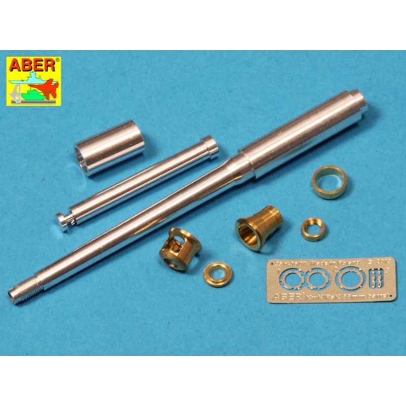 ABER 35L078N 88mm KwK36/L56 barrel for German Tank Tiger I, Ausf. E - with late muzzle brake