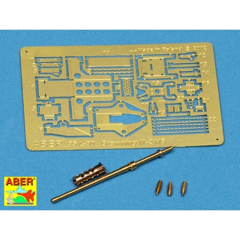 ABER 35L080 Barrel for U.S heavy machine gun cal .50 Browning M2 HB
