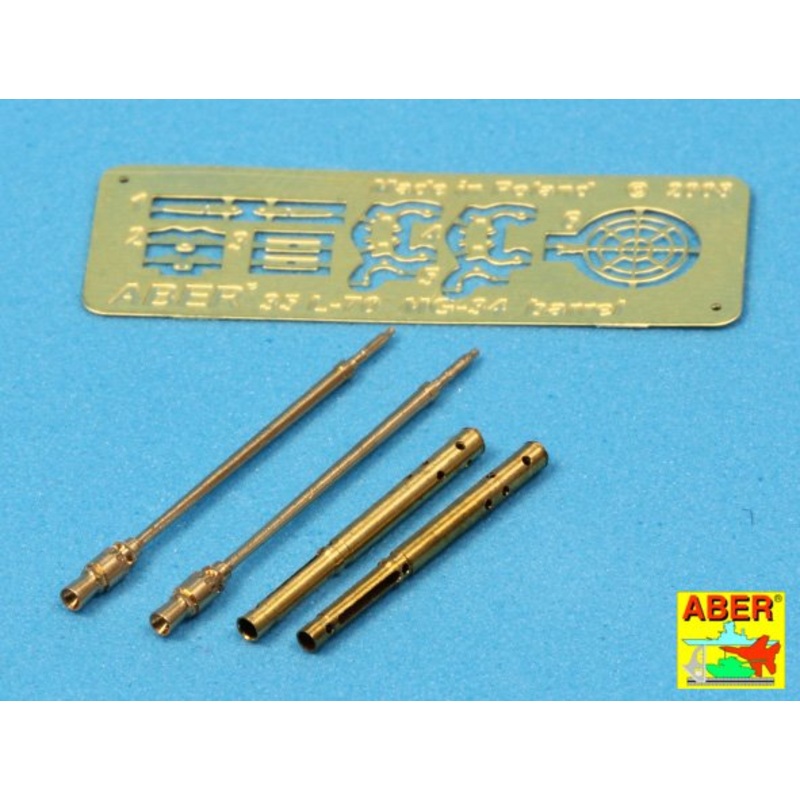 ABER 35L098 Set of 2 barrels for German tank machine gun MG 34 with Panzermantel