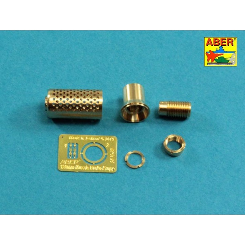 ABER 35L265 Muzzle brake fit to barrel for Krupp 12,8cm PAK 44 Anti-Tank Gun