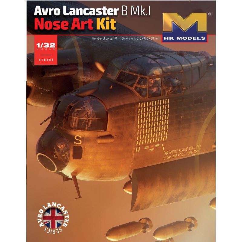 HK Models M01E033 1/32 Avro Lancaster B Mk.I Nose Art Kit