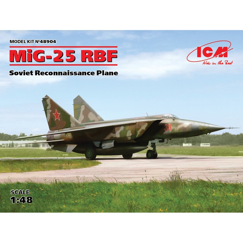 ICM 48904 1/48  MiG-25 RBF, Soviet Reconnaissance Plane