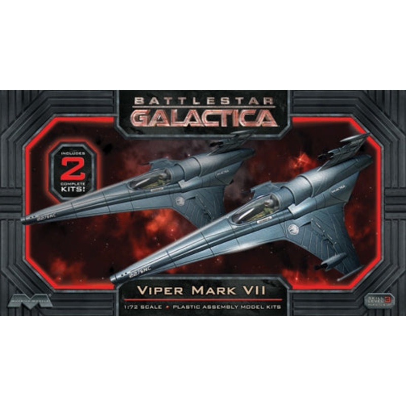 Moebius 958 1/72 BSG Viper MKVII (2 Pack)