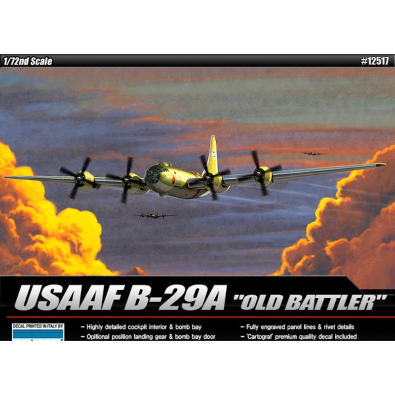 Academy 12517 1/72 USAAF B-29 'Old battler'
