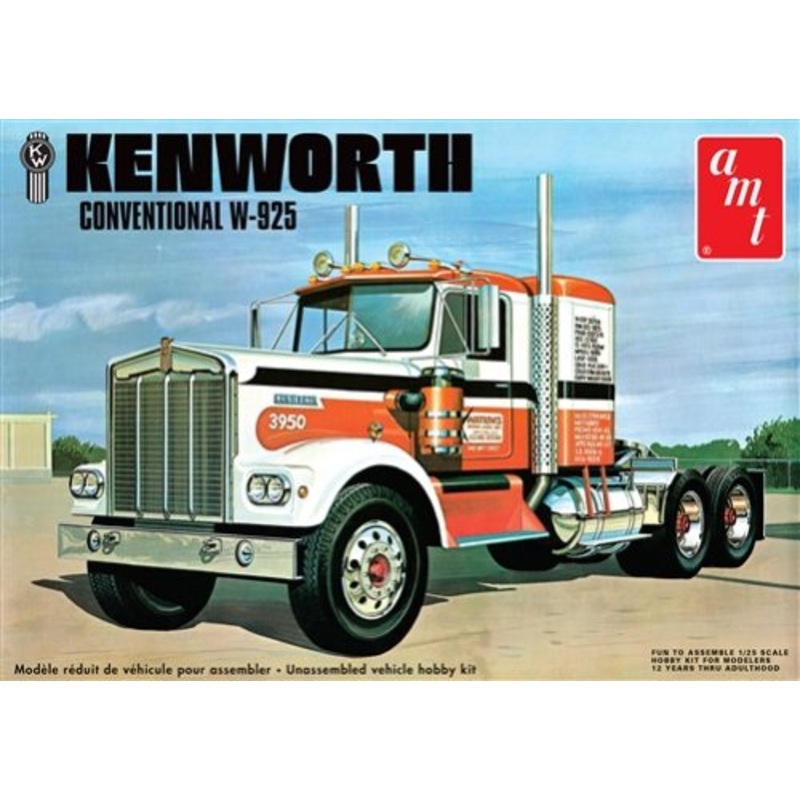 AMT 1021 1/25 KENWORTH W925 CONVENTIONAL