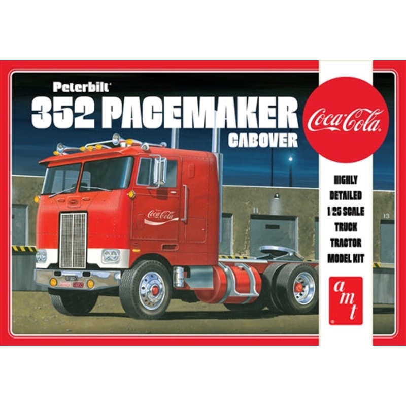 AMT 1090 1/25 PETERBILT 352 PACEMAKER CABOVER (COCA COLA)