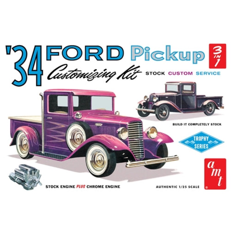 AMT 1120 1/25 1934 FORD PICKUP