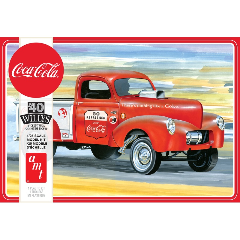 AMT 1145M 1/25 1940 WILLYS PICKUP GASSER (COCA-COLA)