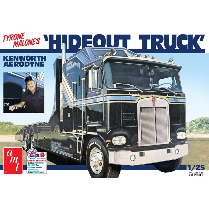 AMT 1158 1/25 HIDEOUT TRANSPORTER KENWORTH (TYRONE MALONE)
