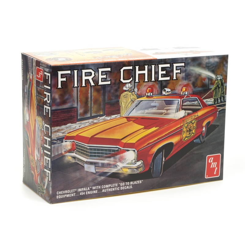 AMT 1162 1/25 1970 CHEVY IMPALA FIRE CHIEF