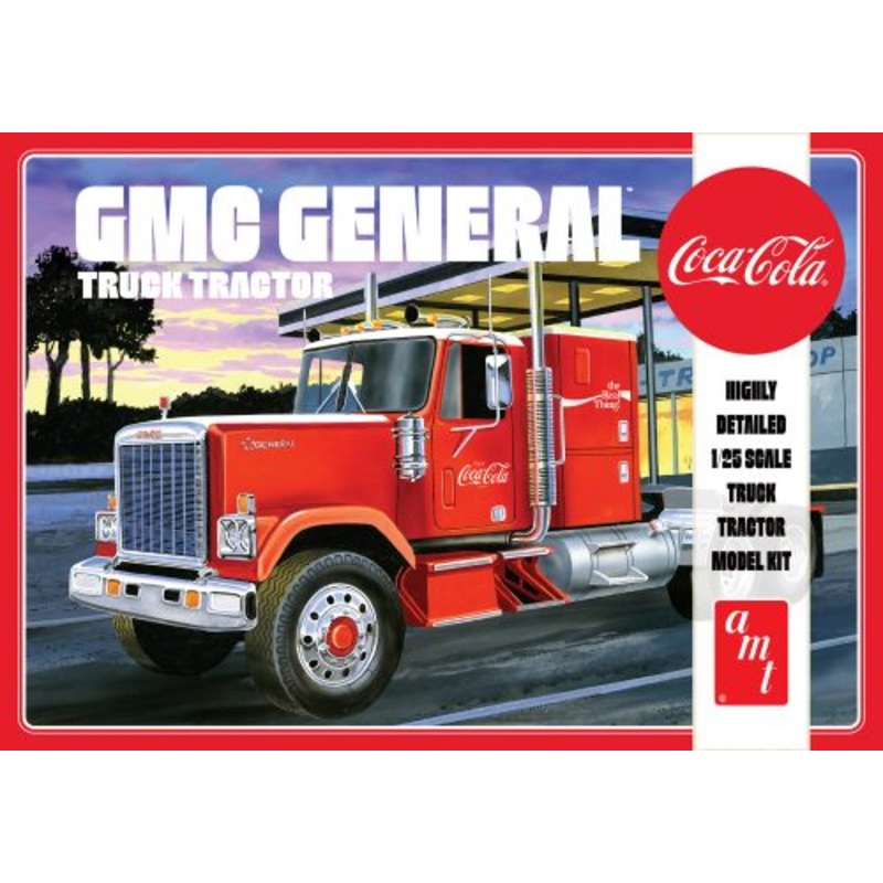 AMT 1179 1/25 1976 GMC GENERAL SEMI TRACTOR (COCA-COLA)