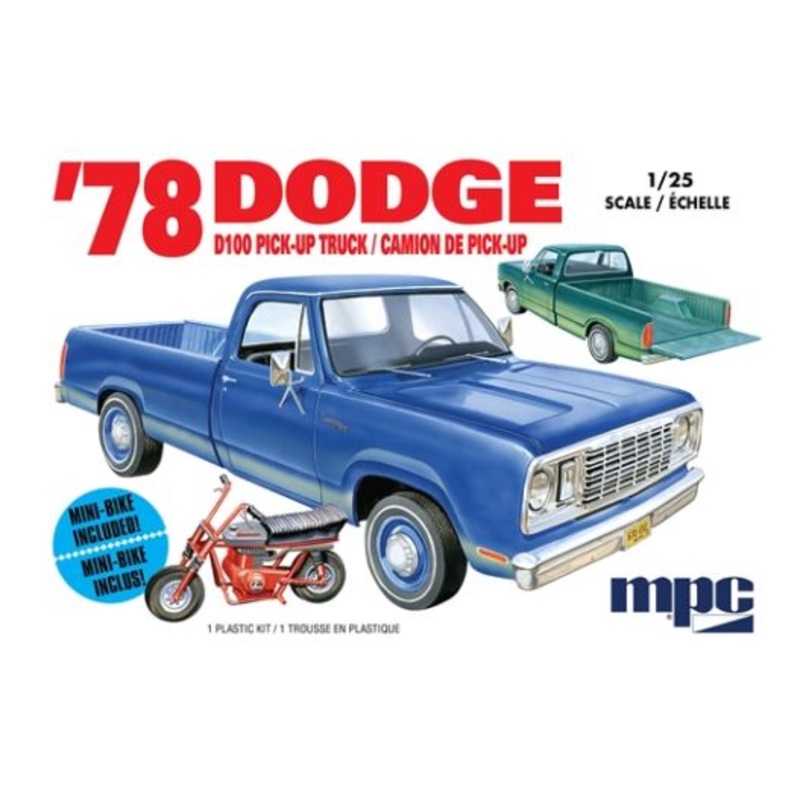 MPC 901 1/25 1978 DODGE D100 CUSTOM PICKUP