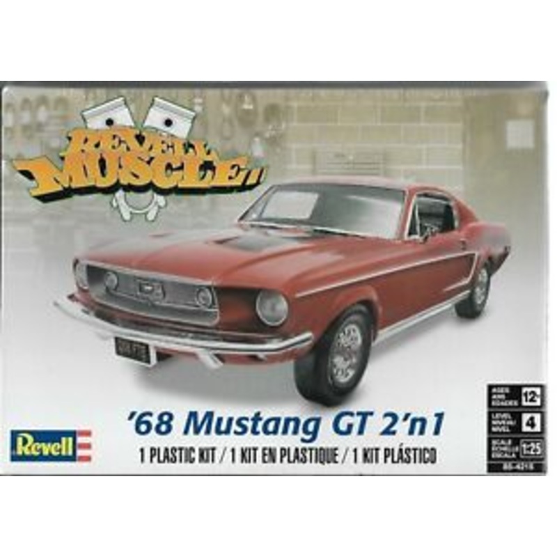 Revell 854215 1/25 1968 MUSTANG GT