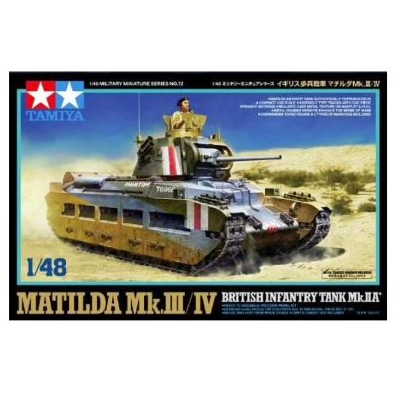Tamiya 32572 1/48 Matilda MK.III/IV British Infantry Tank Mk.IIa