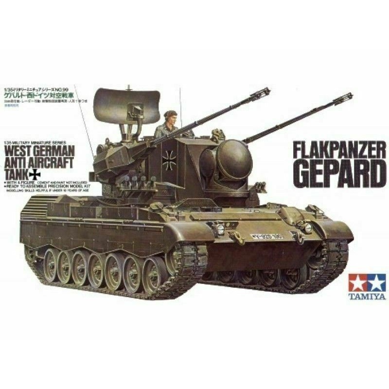 Tamiya 35099 1/35 West German Anti Aircraft Gepard Flakpanzer