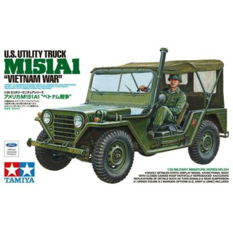 Tamiya 35334 1/35 US M151A1 Utility Truck Vietnam