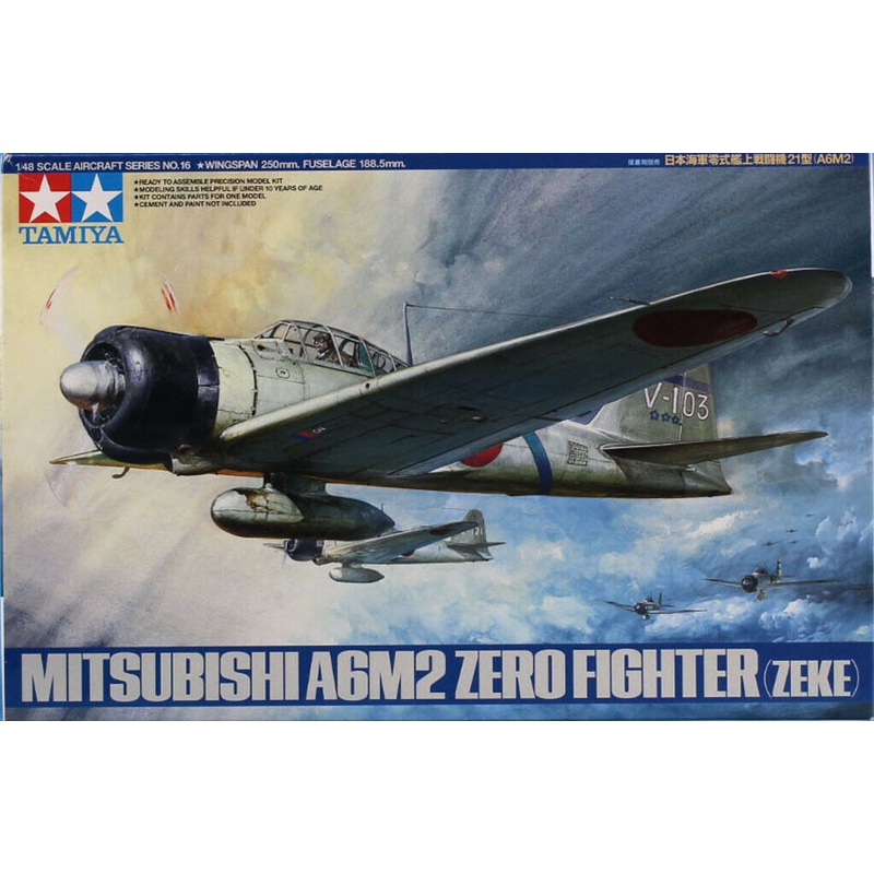 Tamiya 61016 1/48 A6M2 Zero Fighter Type 21