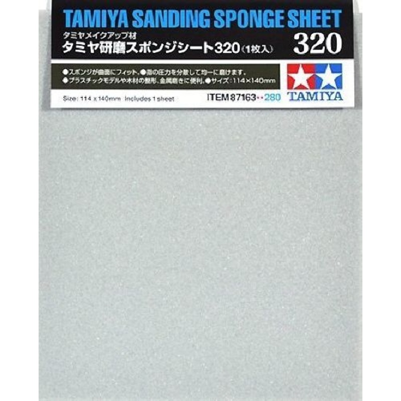 Tamiya 87163 Sanding Sponge - 320
