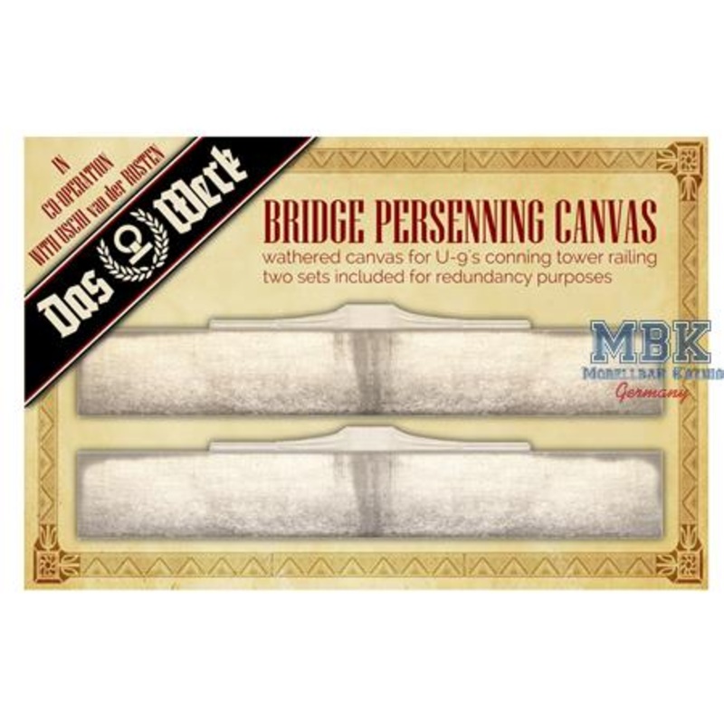 Das Werk A024 1/72 Bridge Persenning Canvas Decals
