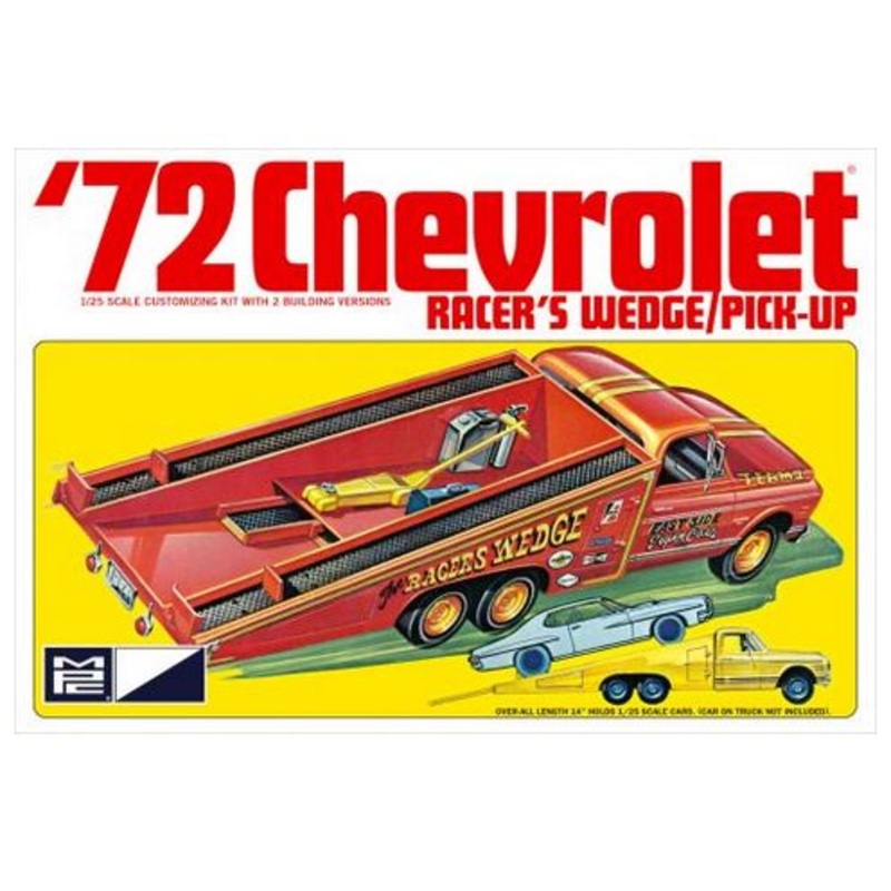 MPC 885 1/25 1972 Chevy Racer's Wedge Pick Up