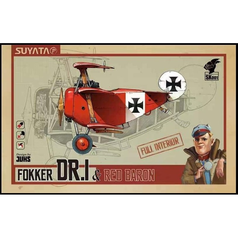 Suyata SK001  Fokker DR I Red Baron Toon Plane