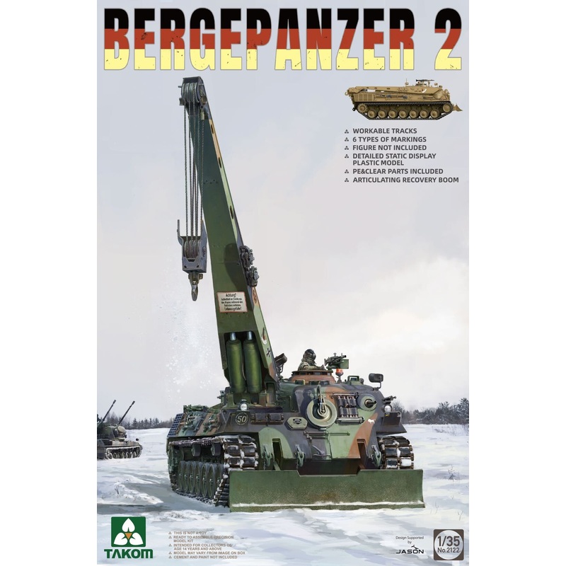 Takom 2122 1/35 Bundeswehr Bergepanzer 2 Standard