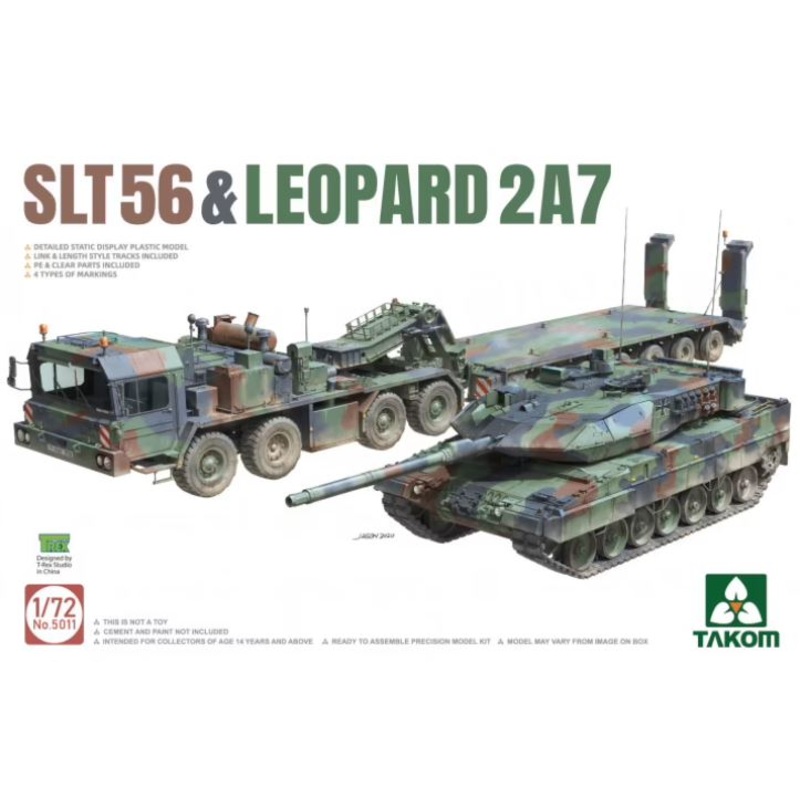 Takom 5011 1/72 SLT56 & Leopard 2A7