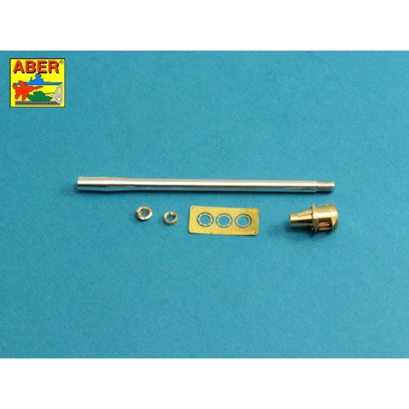 ABER 35L242 U.S 90 mm M3 barrel with muzzle brake for T26E3 , Pershing
