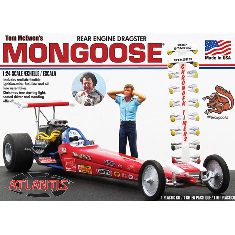Atlantis 7529 1/24 Tom Mongoose McEwen Rear Engine Dragster