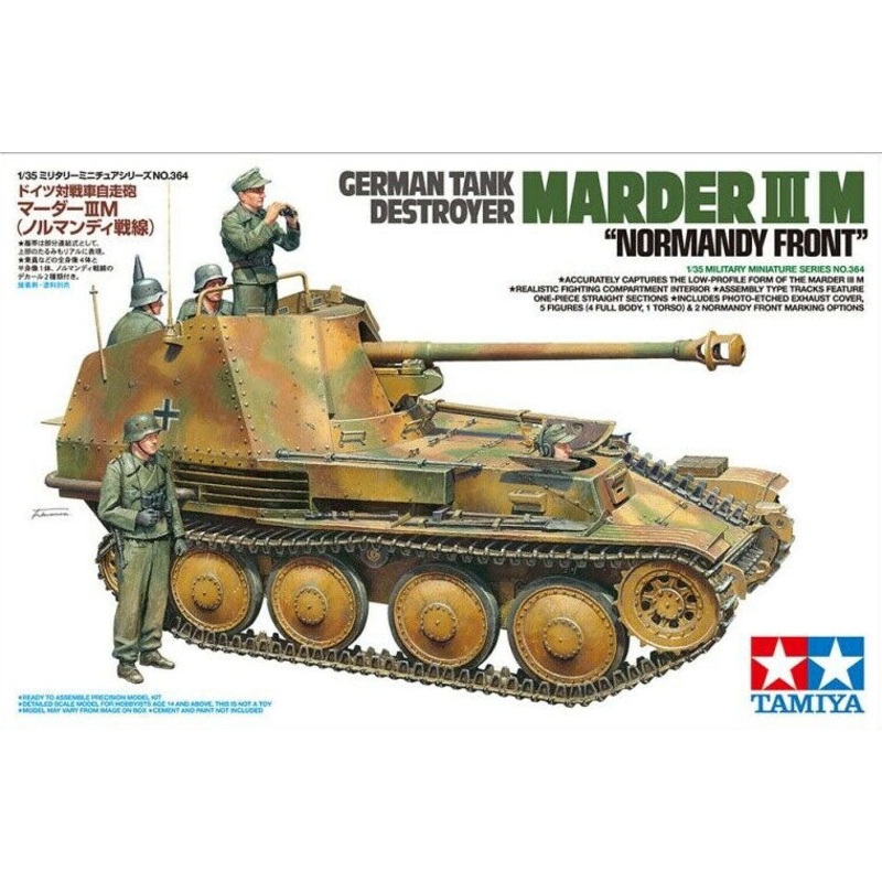 Tamiya 35364 1/35 German Tank Destroyer Marder III M Normandy Front