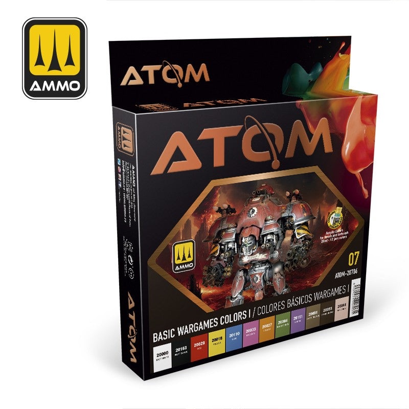 AMMO by Mig 20706 Basic Wargames Colors I Set