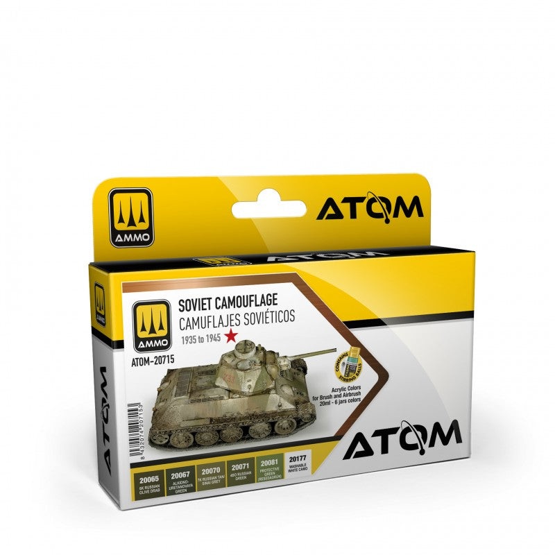 AMMO by Mig 20715 1935-1945 Soviet Camouflage Colors Set