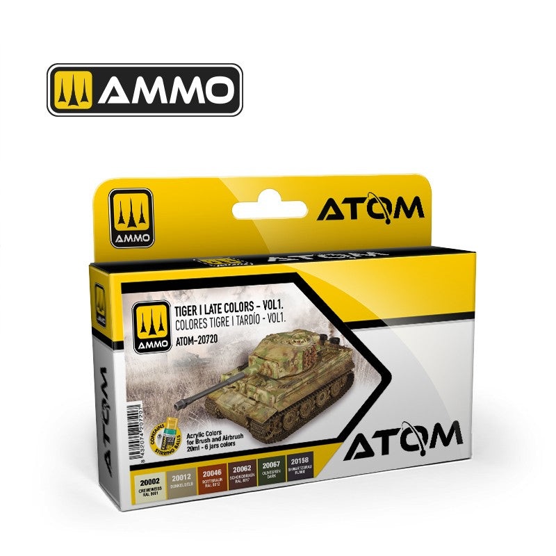 AMMO by Mig 20720 Tiger I Late Colors Set Vol.1