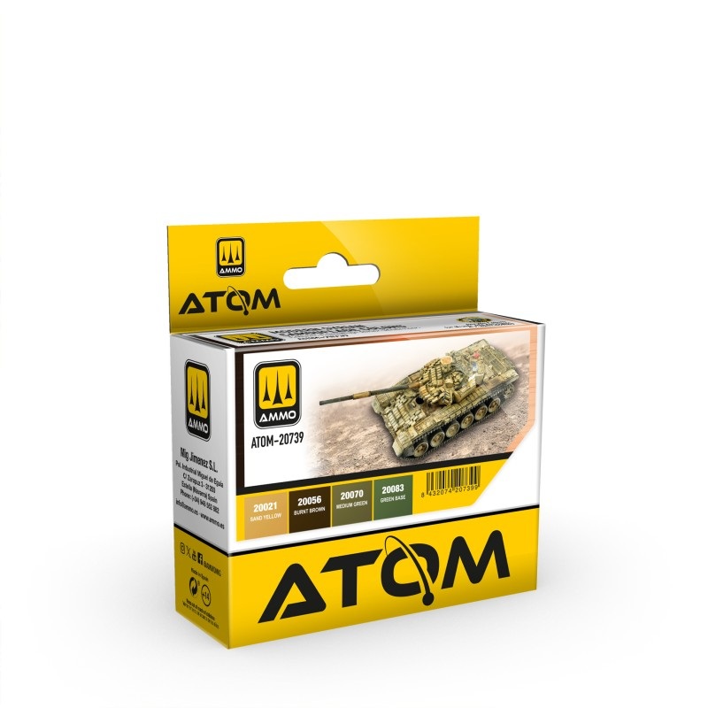 AMMO by Mig 20739 Modern Syria Camouflage Colors Set