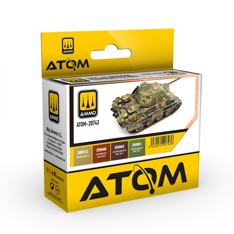 AMMO by Mig 20743 1944-45 German Standard Colors Set