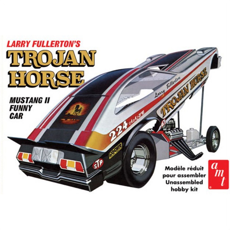 AMT 1009 1/25 Larry Fullertons Trojan Horse Mustang II Funy Car