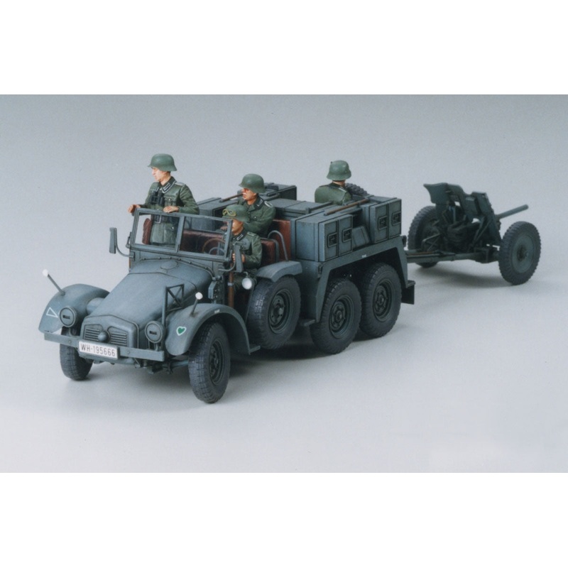Tamiya 35259 1/35 German Krupp Protze 1 ton truck with 3.7mm PAK