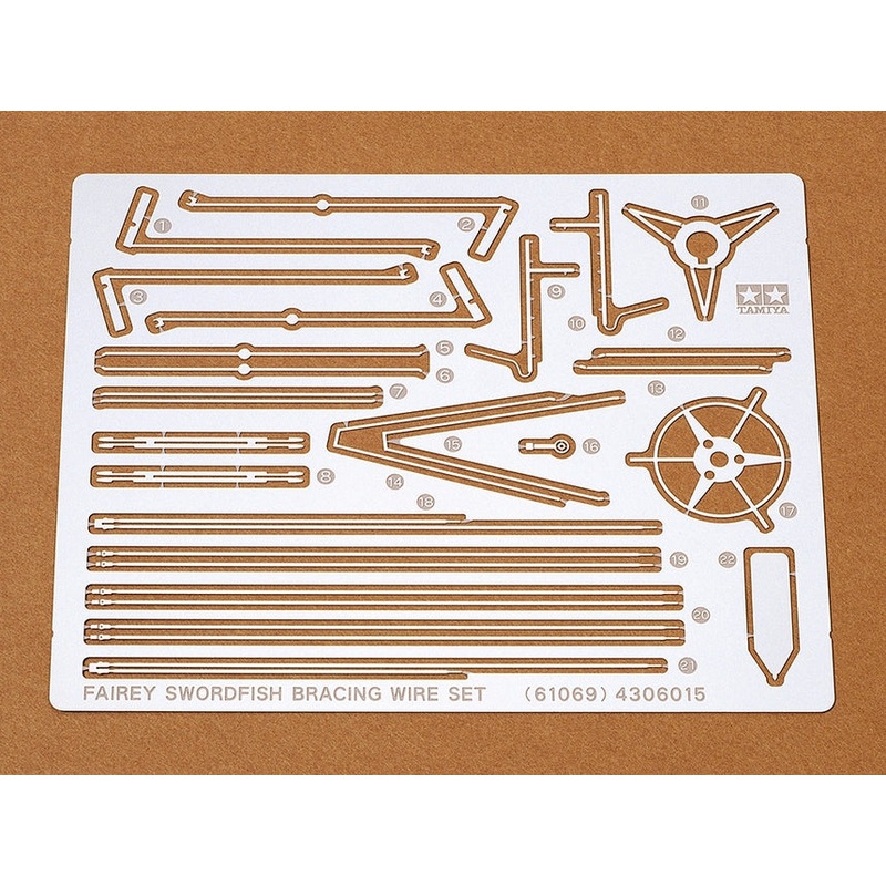 Tamiya 61069 1/48 Photo Etched Bracing Wire Set Fairey Swordfish