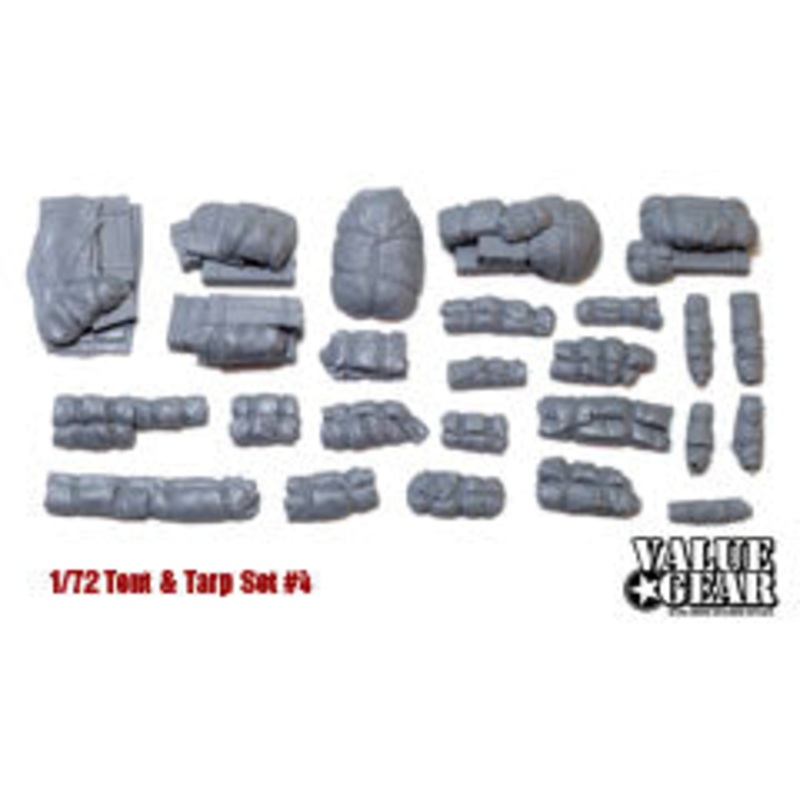 Value Gear 72004 1/72 Tents, Tarps & Crates Set #4